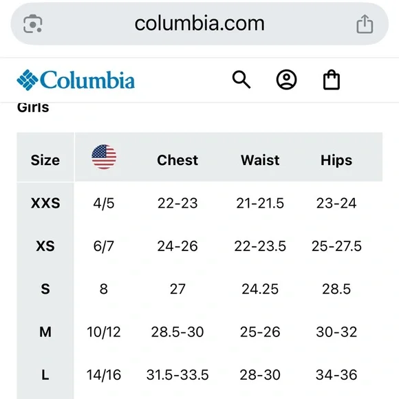 Girls Columbia Blue Fitted Puffer with Faux Fur Hood sz Med - Picture 12 of 12